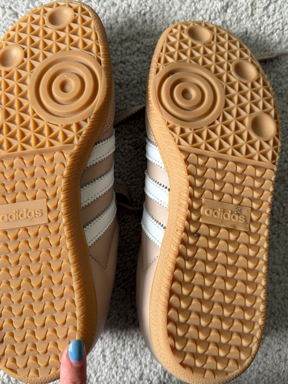 adidas OG Samba Sneakers in Beige/Nude - Picture 7 of 7